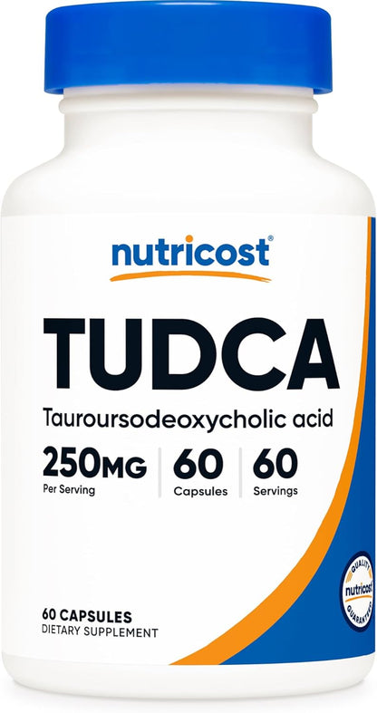Nutricost Tudca 250mg, 60 Capsules (Tauroursodeoxycholic Acid) - Premium Quality - PrimeBioHealth - canada supplements
