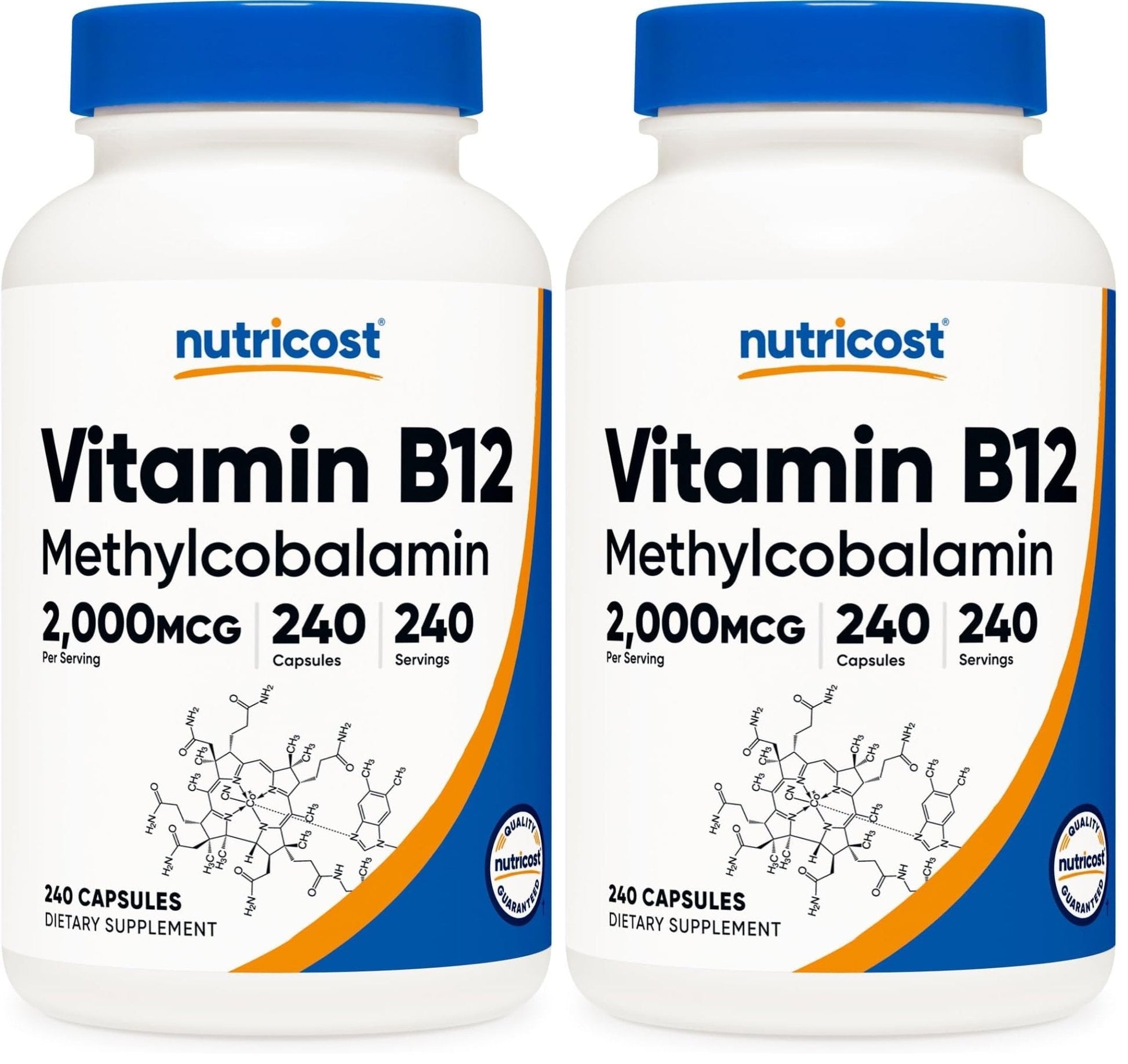 Nutricost Vitamin B12 (Methylcobalamin) 2000mcg, 240 Capsules - Vegetarian Caps, Non-GMO, Gluten Free B12 Supplement - PrimeBioHealth - canada supplements
