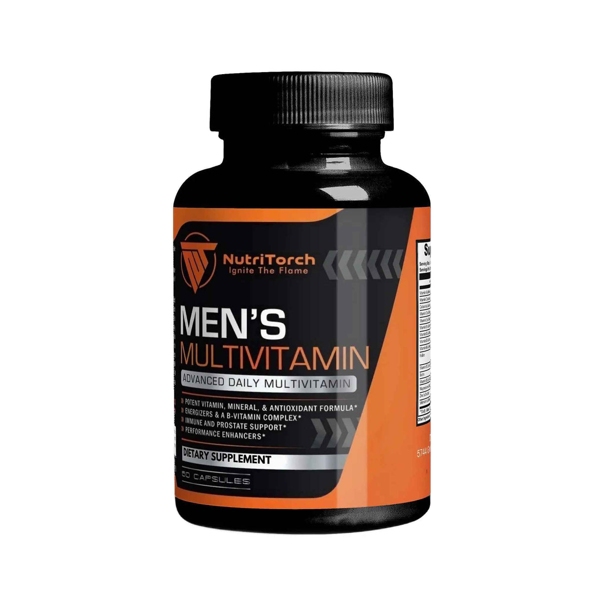 NutriTorch Multivitamin for Men – Adult Dietary Supplement with Vitamins A, C & D, Minerals & Antioxidants for Immune Support, Increased Energy