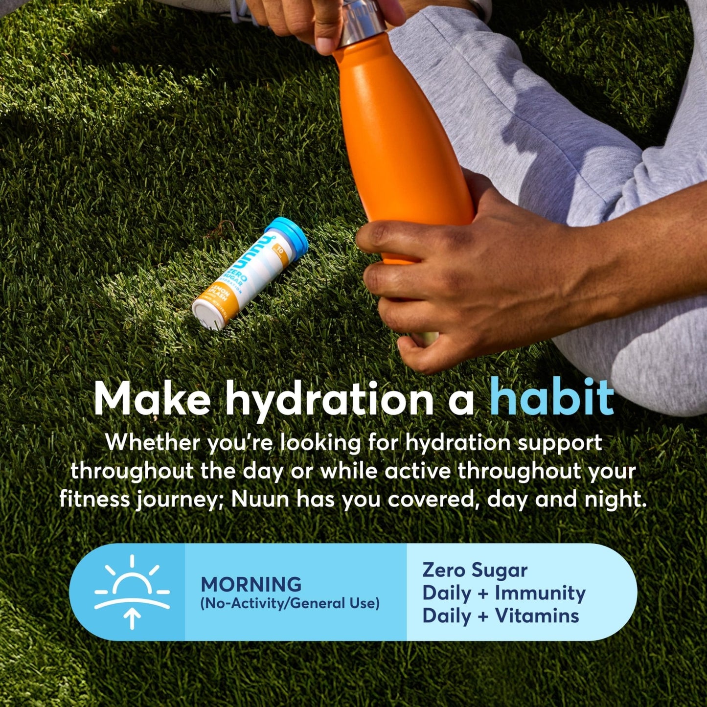 Nuun Vitamins Electrolyte Tablets with Vitamin D, C, E, A, & B6, Folic Acid, Magnesium & 4 Other Essential Electrolytes, Gluten Free & Vegan - PrimeBioHealth - canada supplements