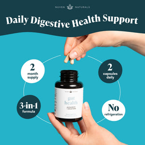 Nuven Naturals All-in-One Gut Health w/Probiotics, Prebiotics, Digestion-Supporting Herbs - PrimeBioHealth - canada supplements