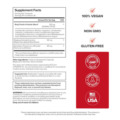 O Positiv URO Women’s Probiotic – All-in-one Probiotic for Women - Vaginal, Gut, Skin, and Oral Microbiome Health – 20B+ CFUs, Licorice Root, Dandelion - PrimeBioHealth - canada supplements