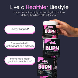 Obvi Burn Elite - Collagen Supplement for Women - Fitness Support - Metabolism Support Supplement - Healthy Mobility - Natural Thermogenic Formula - PrimeBioHealth - canada supplements