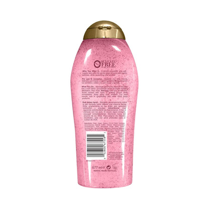 OGX Sensitive + Rose Water & Pink Sea Salt Exfoliating Body Scrub + Rose Quartz, Gentle Exfoliating Daily Body Wash Softens Skin - PrimeBioHealth - canada supplements