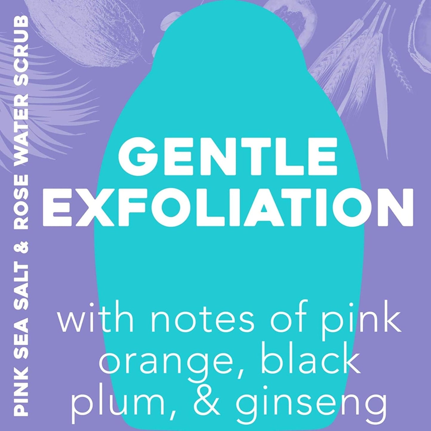 OGX Sensitive + Rose Water & Pink Sea Salt Exfoliating Body Scrub + Rose Quartz, Gentle Exfoliating Daily Body Wash Softens Skin - PrimeBioHealth - canada supplements