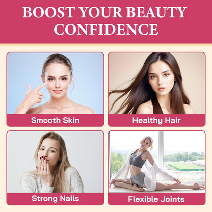 OHaboth Collagen Gummies for Women, Hydrolyzed Collagen Peptides Type I, II, III, V, X, 0 Sugar - Collagen Gummies for Skin, Wrinkles, Hair, Nails - PrimeBioHealth - canada supplements