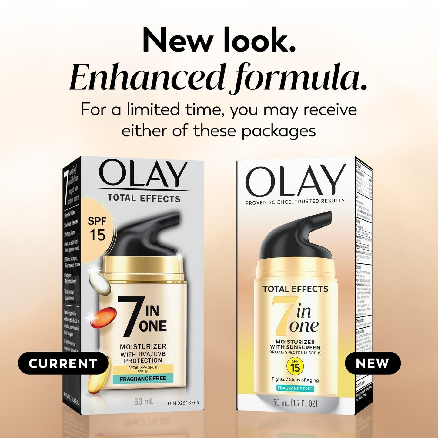 OLAY Total Effects 7-in-1 Anti-Aging Face Moisturizer with SPF 15, Fragrance-Free 1.7 oz - PrimeBioHealth - canada supplements