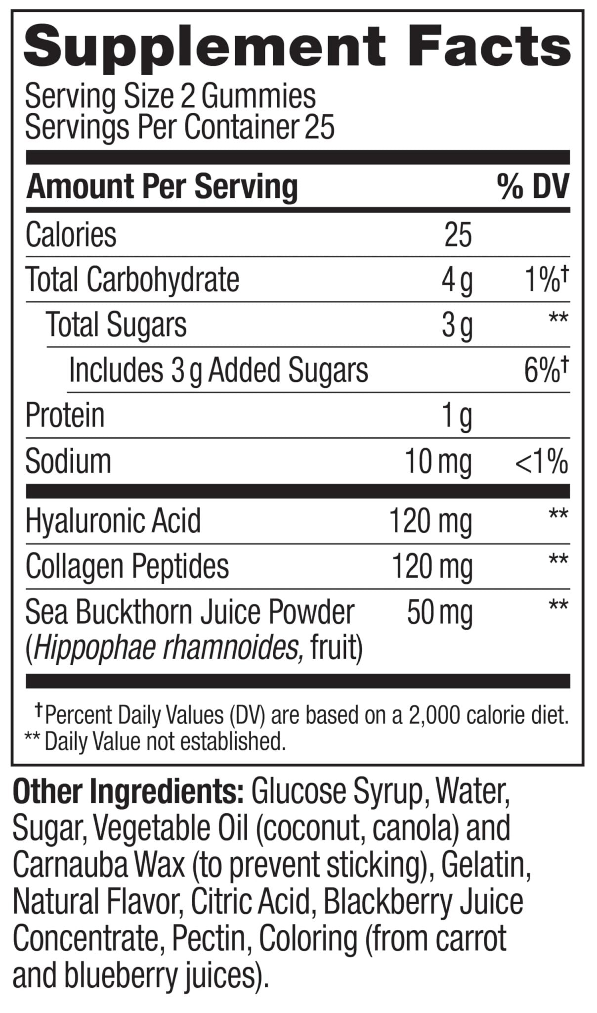 OLLY Glowing Skin Gummy, Hydrated & Youthful Skin,* Hyaluronic Acid, Collagen Peptides, Sea Buckthorn, Plump Berry Flavor - PrimeBioHealth - canada supplements