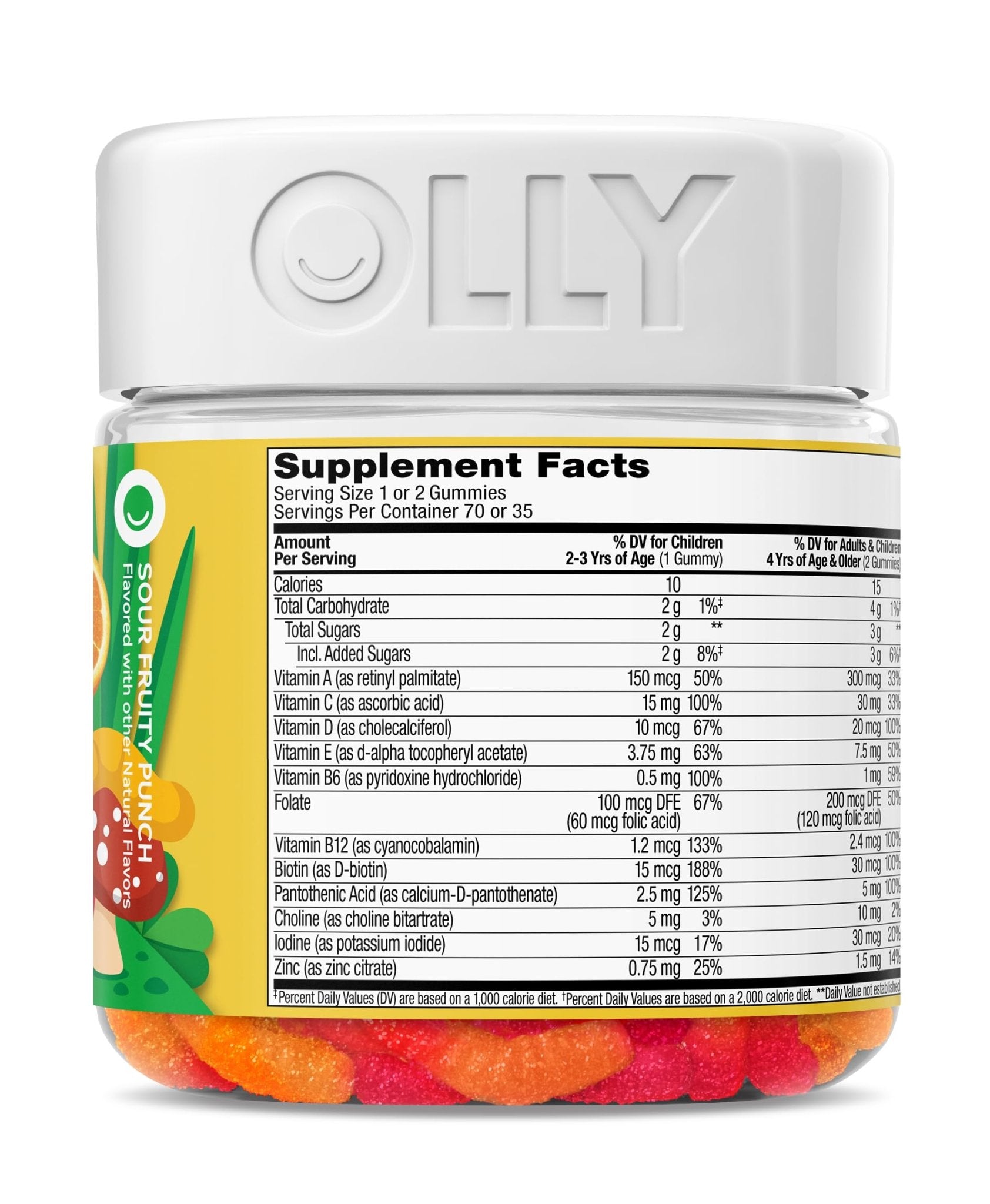 OLLY Kids Multivitamin Gummy Worms, Overall Health and Immune Support, Vitamins and Minerals A, C, D, E, Bs and Zinc, Chewable Supplement - PrimeBioHealth - canada supplements