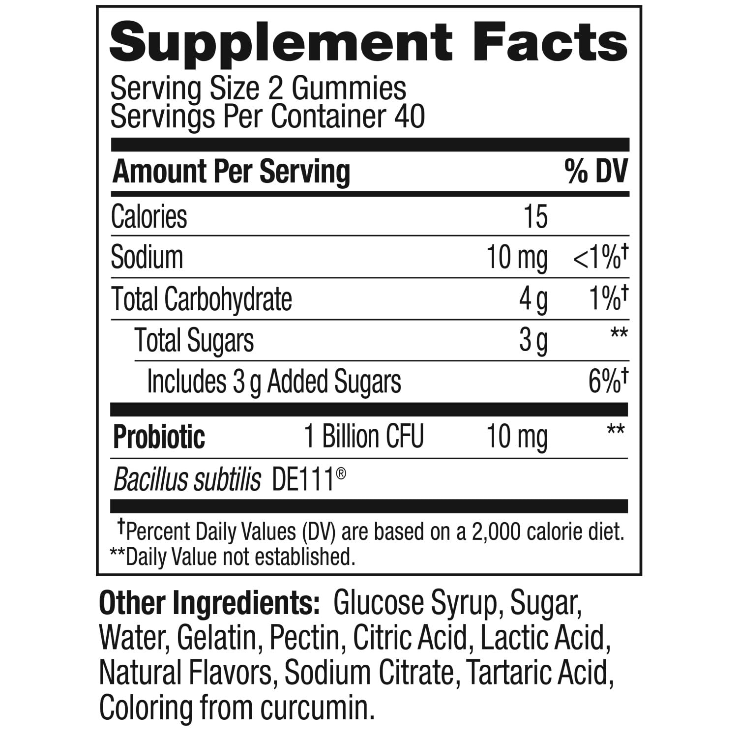 OLLY Probiotic Gummy, 1 Billion CFUs, Immune and Digestive Support, Chewable Probiotic Supplement, Mango, 80 Count - PrimeBioHealth - canada supplements