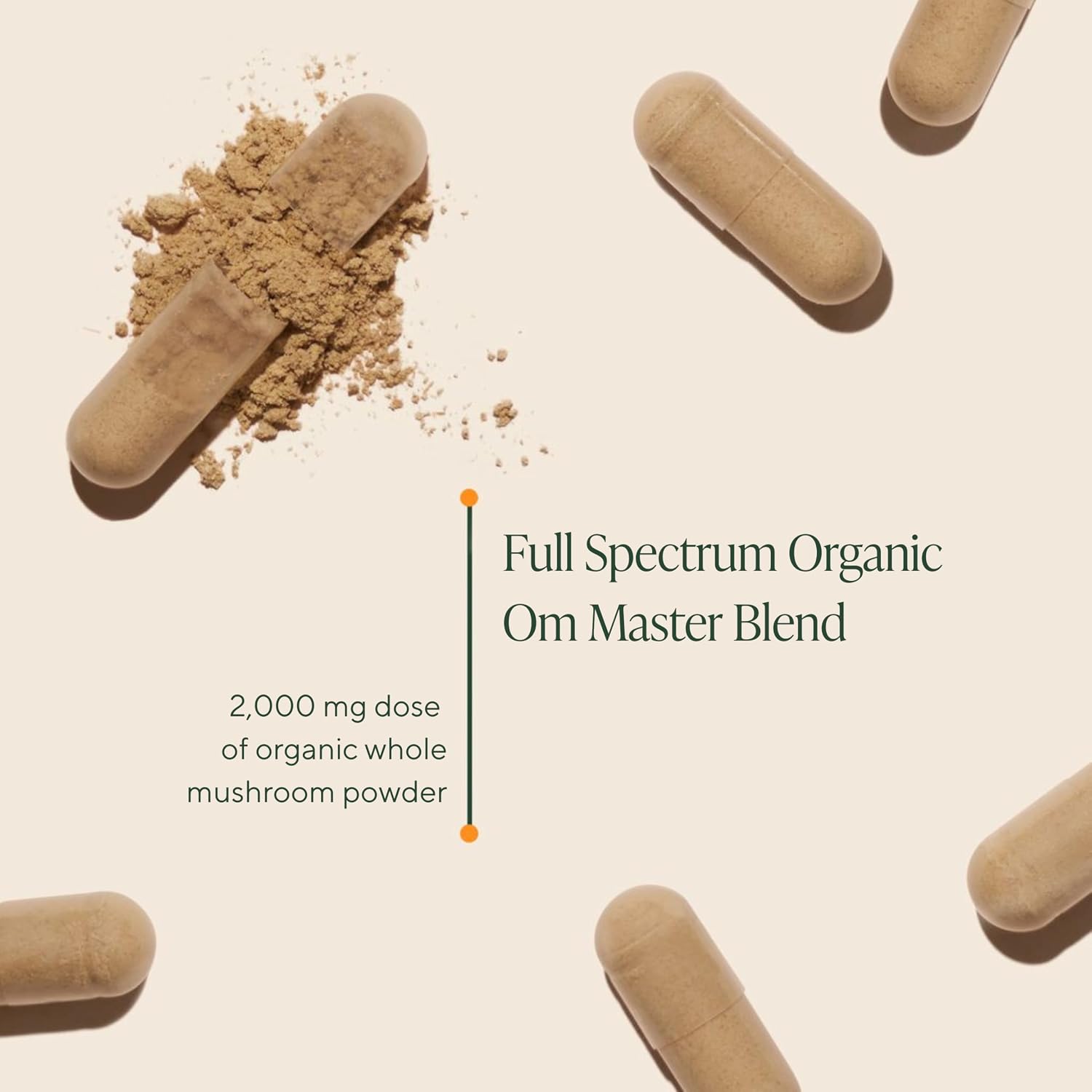 Om Master Blend Mushroom Capsules - Organic Mushroom Supplement with 10 Mushrooms and Ashwagandha – Supports Immunity, Gut Health & Stress Relief, 168 Count (56 Servings) - PrimeBioHealth - canada supplements