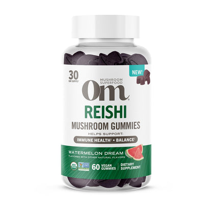 OM MUSHROOM SUPERFOOD Master Blend Mushroom Gummies – Organic 10-Mushroom Complex with Ashwagandha – Supports Immunity, Gut Health & Stress Relief – Mixed Berry Flavor – 28 Servings, 56 Count. - PrimeBioHealth - canada supplements
