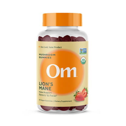 OM MUSHROOM SUPERFOOD Master Blend Mushroom Gummies – Organic 10-Mushroom Complex with Ashwagandha – Supports Immunity, Gut Health & Stress Relief – Mixed Berry Flavor – 28 Servings, 56 Count. - PrimeBioHealth - canada supplements