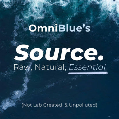 OmniBlue Ocean Minerals - 70+ Trace Minerals & Liquid Magnesium - Potassium, Chloride- Low Sodium - Natural Support for Sleep, Digestion, Regularity, Hydration & Electrolyte Balance (2 oz) - PrimeBioHealth - canada supplements