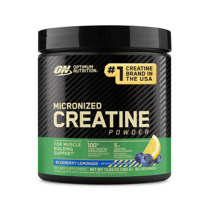 Optimum Nutrition Micronized Creatine Monohydrate Powder, Blueberry Lemonade Creatine, 60 Servings, 360 Grams (Packaging May Vary) - PrimeBioHealth - canada supplements