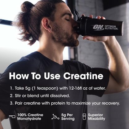 Optimum Nutrition Micronized Creatine Monohydrate Powder, Unflavored, 120 Servings, 600 Grams (Packaging May Vary) - PrimeBioHealth - canada supplements