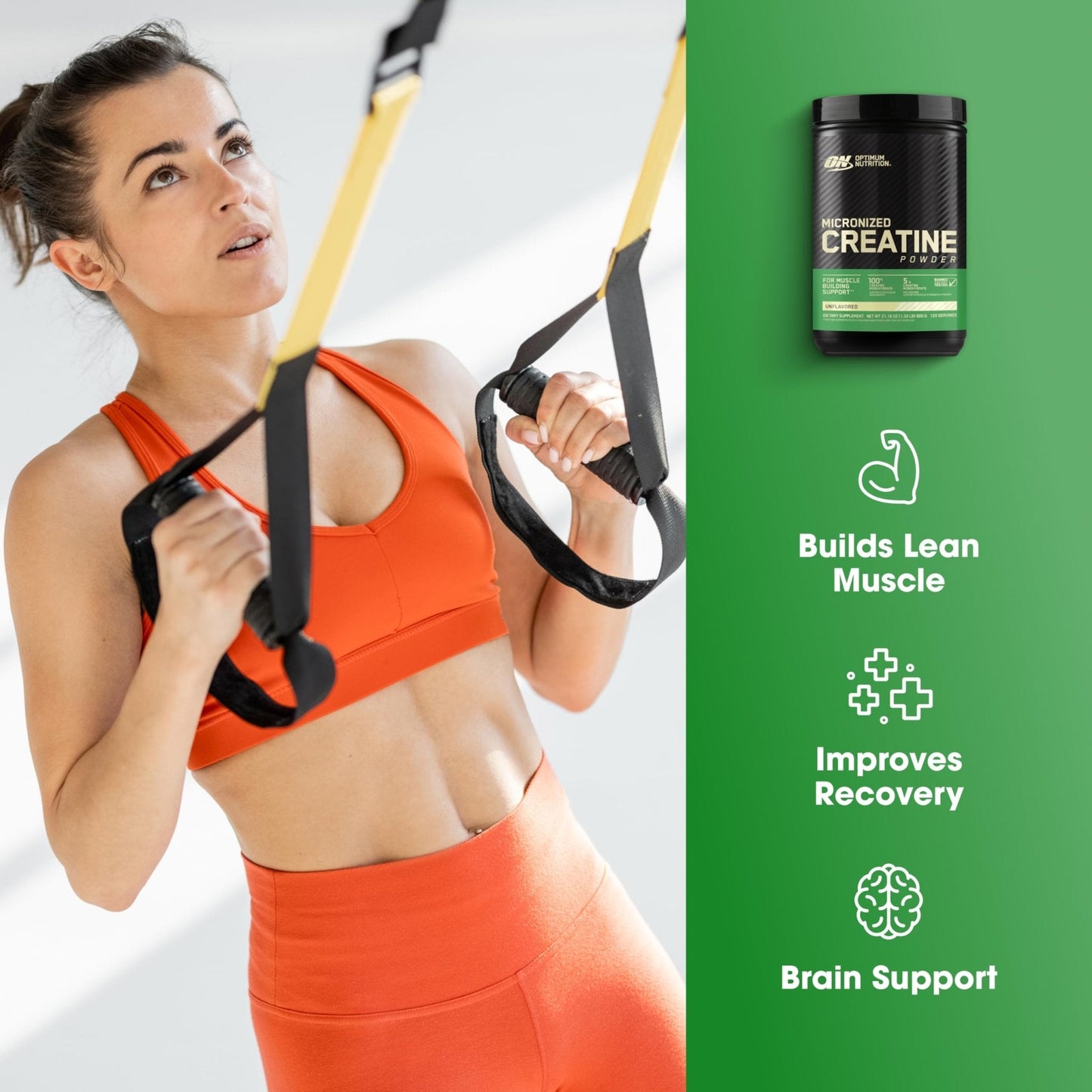 Optimum Nutrition Micronized Creatine Monohydrate Powder, Unflavored, 120 Servings, 600 Grams (Packaging May Vary) - PrimeBioHealth - canada supplements