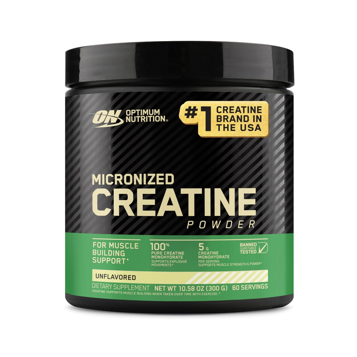 Optimum Nutrition Micronized Creatine Monohydrate Powder, Unflavored, 60 Servings, 300 Grams (Packaging May Vary) - PrimeBioHealth - canada supplements