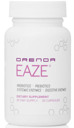 Orenda Eaze®: Gut Wellness Capsules | 6-in-1 Digestive Support with Probiotics, Endospores, Peptizyme-SP EN, Prebiotics, and Digestive Enzymes - PrimeBioHealth - canada supplements