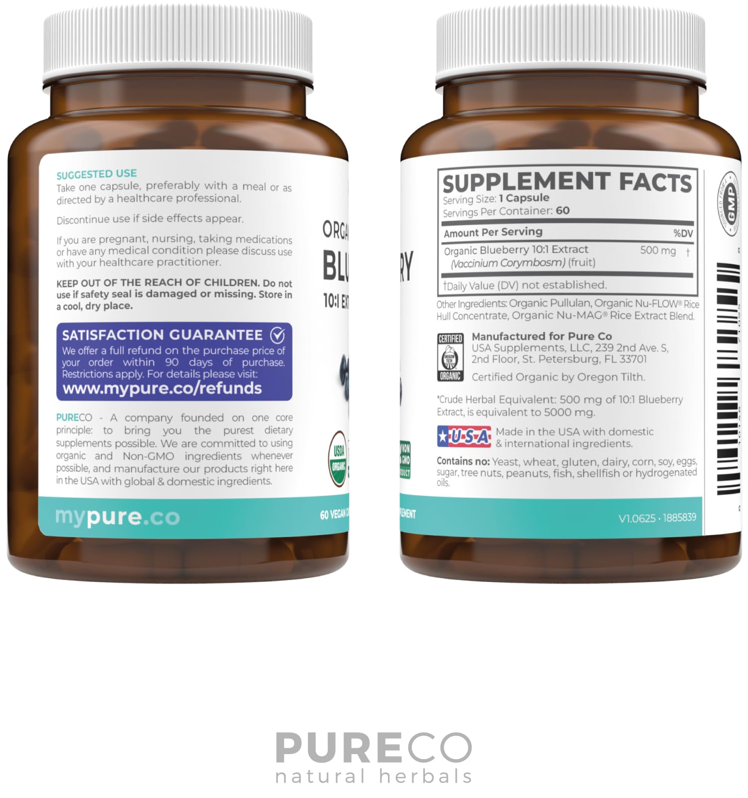 Organic Cranberry Pills - Vegan Supplement for Urinary Tract Health & Kidney Cleanse - Cranberry Pills for Women 500mg 50:1 Cranberry Concentrate Per Serving - Urinary Tract Support - 60 Capsules - PrimeBioHealth - canada supplements
