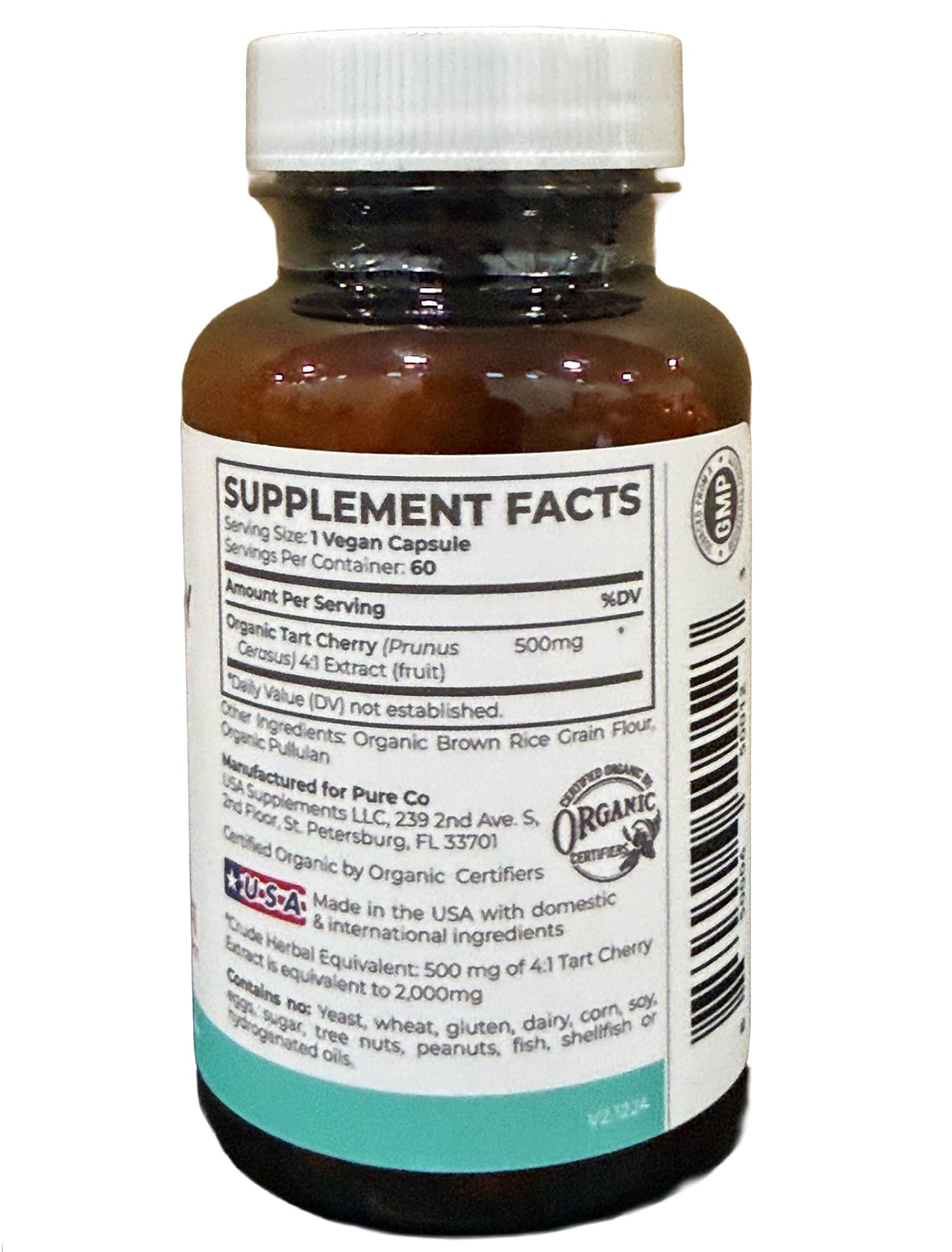 Organic Cranberry Pills - Vegan Supplement for Urinary Tract Health & Kidney Cleanse - Cranberry Pills for Women 500mg 50:1 Cranberry Concentrate Per Serving - Urinary Tract Support - 60 Capsules - PrimeBioHealth - canada supplements