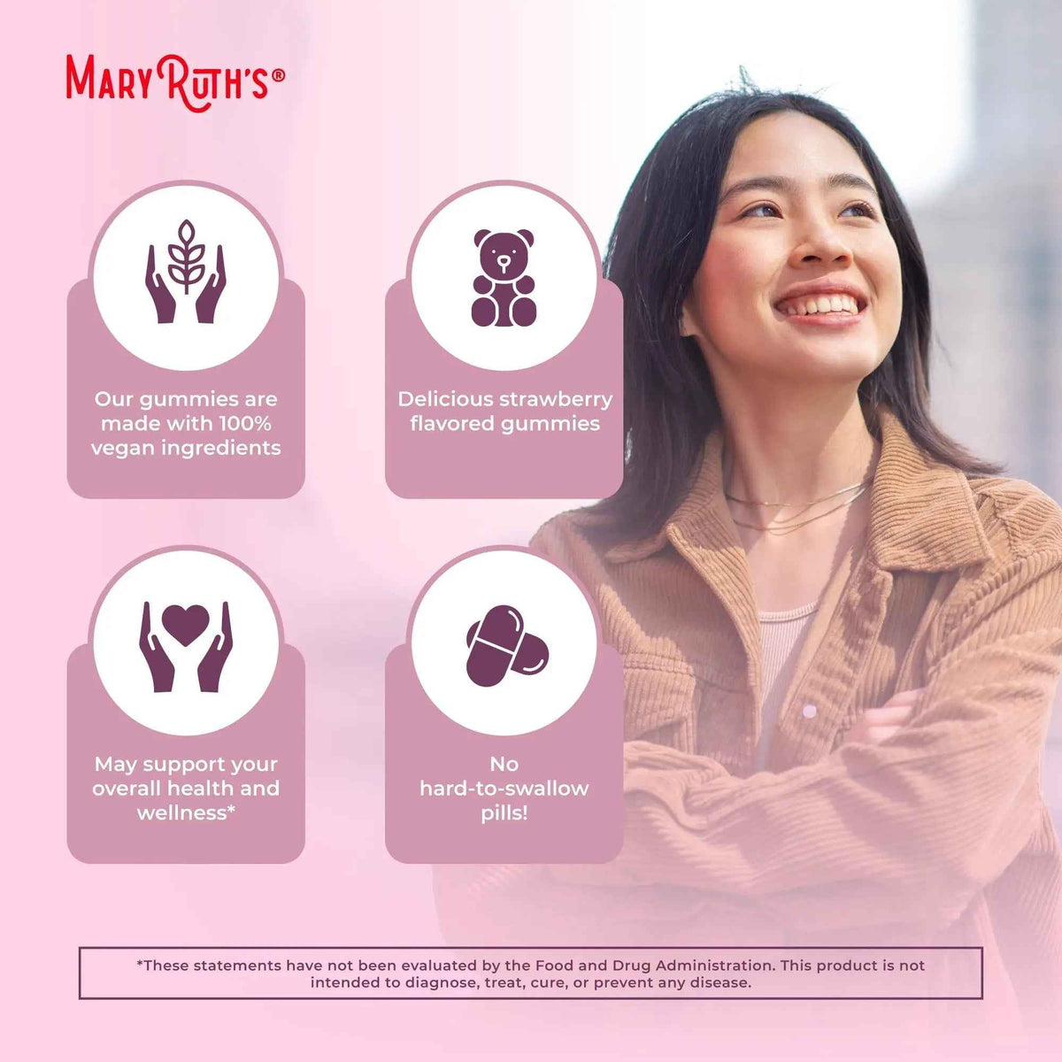 Organic Menstrual Support Gummies by MaryRuth's | for The Relief of Common Symptoms of Premenstrual Syndrome | PMS Support | Premenstrual Mood Support | USDA Organic | Non-GMO | Vegan | 30 Servings