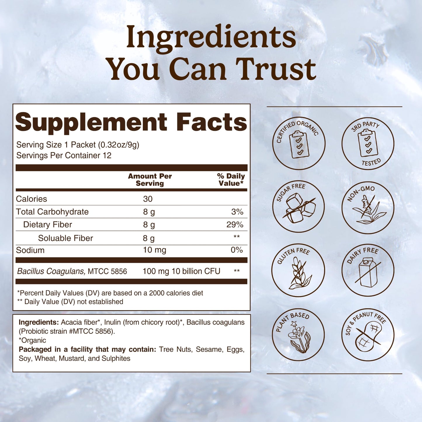 Organic Traditions Fiber Flow Variety Pack, Daily Fiber Supplement Sticks with Acacia, Chicory Root Inulin, One Billion CFU Probiotics, Mixed Flavors Strawberry Yuzu Lime Unflavoured, 12 Count - PrimeBioHealth - canada supplements