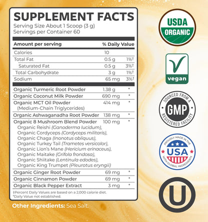 Organic Turmeric Ginger Black Pepper Supplement - High Potency Organic Turmeric Curcumin Capsules with Ginger & Black Pepper for Enhanced Benefits and Absorption - Vegan & Non-GMO (2 Month Supply) - PrimeBioHealth - canada supplements