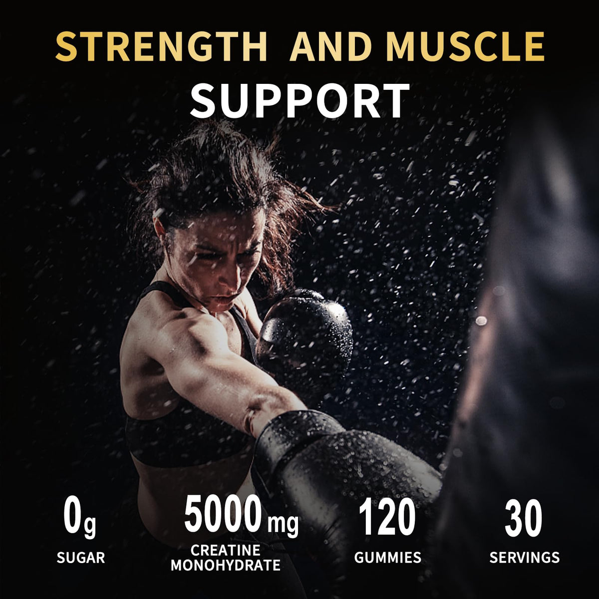 OUYIYUA Creatine Monohydrate Gummies 5000mg for Men & Women - Sugar Free Pre-Workout Supplement, Chewables for Muscle Strength, Muscle Builder - PrimeBioHealth - canada supplements