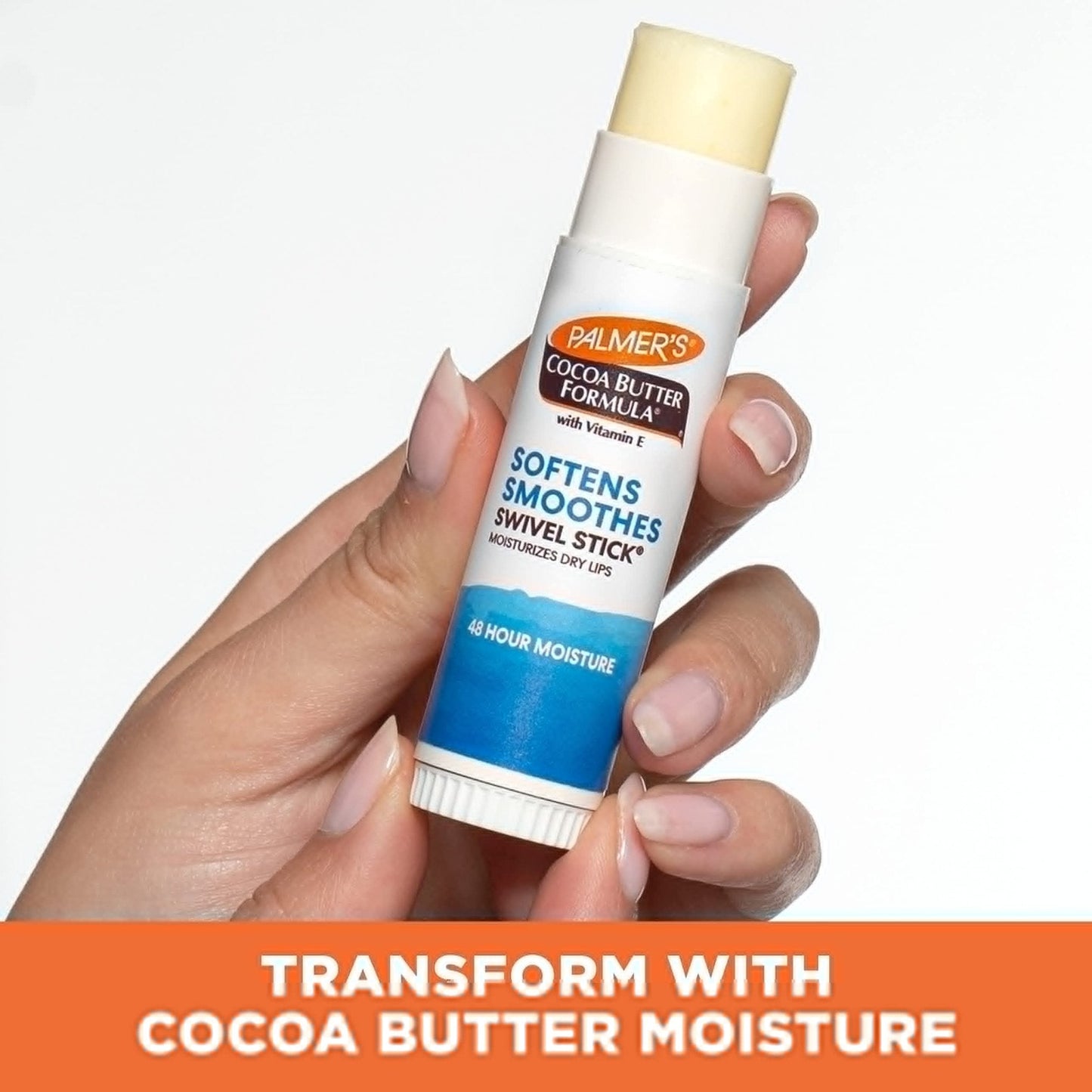 Palmer's Cocoa Butter Formula Moisturizing Swivel Stick with Vitamin E, Lip Balm for Valentine's Day, Face & Body Moisturizer Stick - PrimeBioHealth - canada supplements