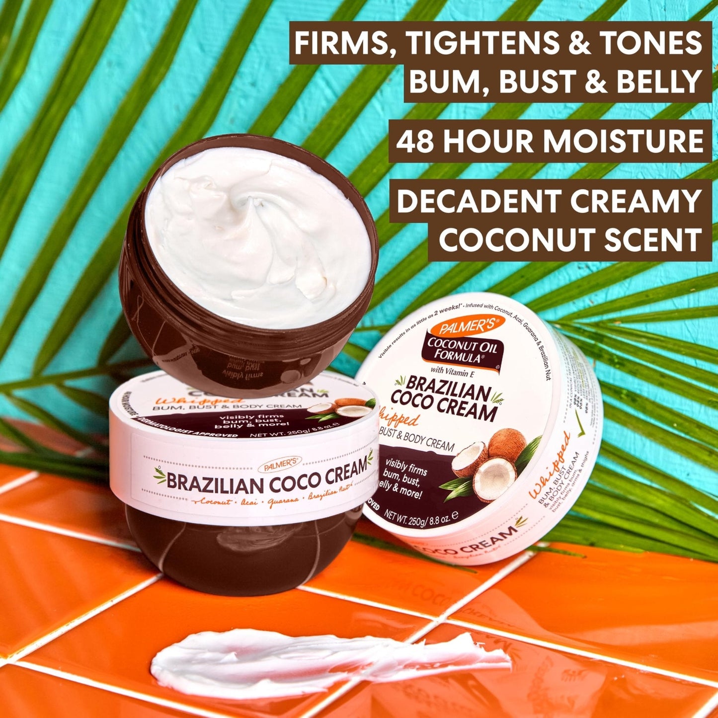 Palmer's Coconut Oil Formula Brazilian Coco Cream with Vitamin E, 8.8 Fl Oz, Whipped Bum - PrimeBioHealth - canada supplements