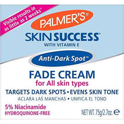 Palmer's Skin Success Anti-Dark Spot Fade Cream with Vitamin E and Niacinamide, for All Skin Types 2.7 Ounce - PrimeBioHealth - canada supplements