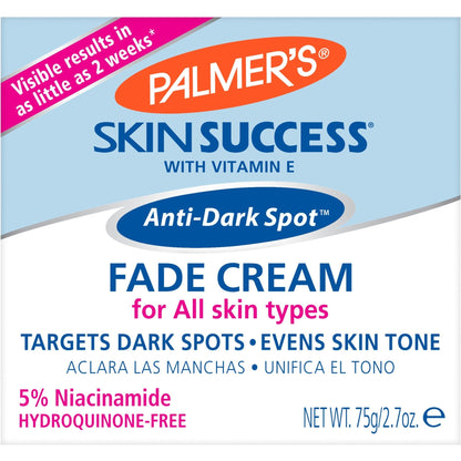 Palmer's Skin Success Anti-Dark Spot Fade Cream with Vitamin E and Niacinamide, for All Skin Types 2.7 Ounce - PrimeBioHealth - canada supplements
