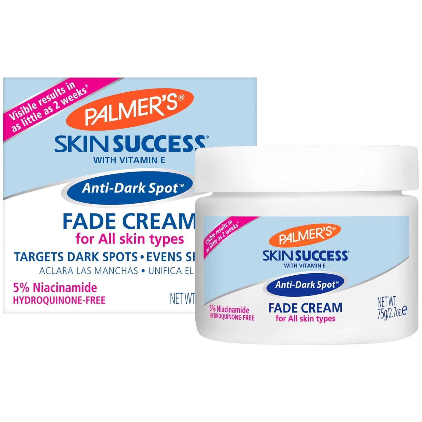 Palmer's Skin Success Anti-Dark Spot Fade Cream with Vitamin E and Niacinamide, for All Skin Types 2.7 Ounce - PrimeBioHealth - canada supplements