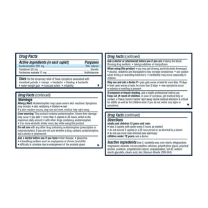 Pamprin Multi-Symptom Formula, with Acetaminophen, Menstrual Period Symptoms Relief, 20 Caplets (Pack of 3)