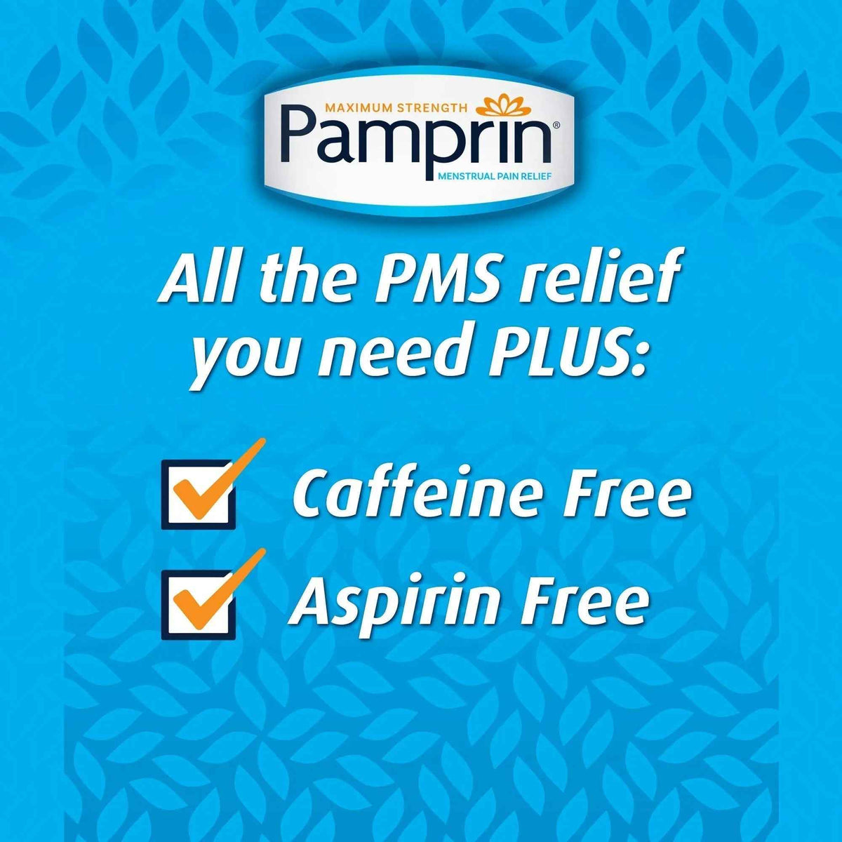 Pamprin Multi-Symptom Formula, with Acetaminophen, Menstrual Period Symptoms Relief, 20 Caplets (Pack of 3)