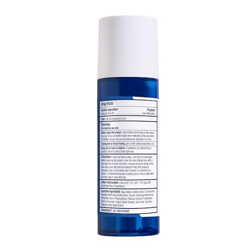 PanOxyl Clarifying Exfoliant with 2% Salicylic Acid, BHA Liquid Exfoliant for Face, Unclogs, Minimizes Appearance of Pores - PrimeBioHealth - canada supplements