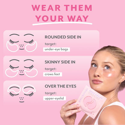 Patchology Serve Chilled Rosé Hydrating Under Eye Patches – Hyaluronic Acid & Antioxidant-Infused Eye Masks to Reduce Dark Circles - PrimeBioHealth - canada supplements
