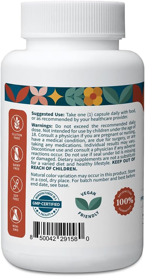 Pattern Wellness Acetyl-L-Carnitine 500 mg Capsules – ALCAR Supplement for Cellular Energy Production, Cognitive Health & Healthy Metabolism – Vegan, Non-GMO – 30 Capsules - PrimeBioHealth - canada supplements