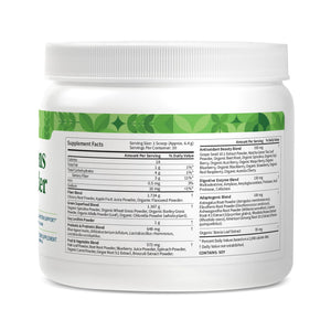 Pattern Wellness Greens Powder Superfood – with Antioxidant, Digestive Enzyme, Fiber, Probiotic & Adaptogen Blends – Digestion, Immunity & Energy Production – 30 Servings – Original Flavor – (6.77 oz) - PrimeBioHealth - canada supplements