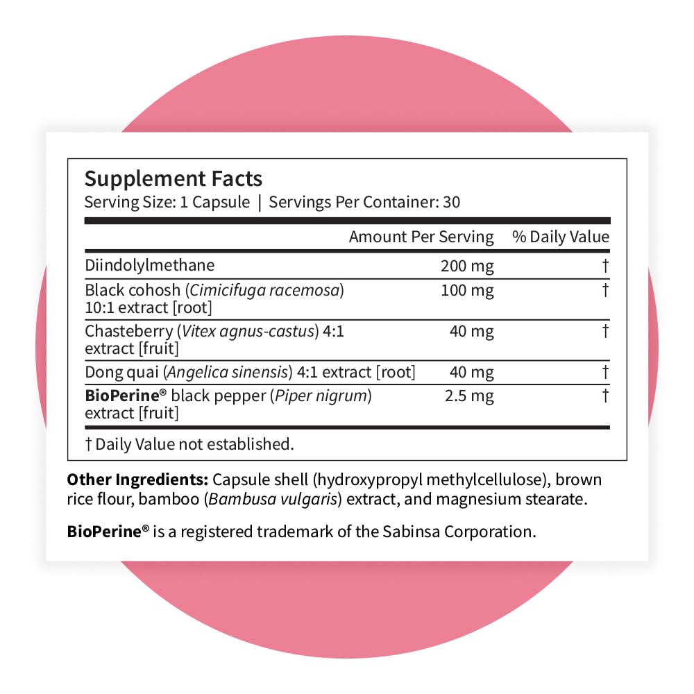 Pattern Wellness Menopause Complex – Herbal Supplement for Women’s Wellness & Hormone Health Support – with Black Cohosh, DIM & Bioperine® – 30 Vegan Capsules, 3rd Party Tested - PrimeBioHealth - canada supplements