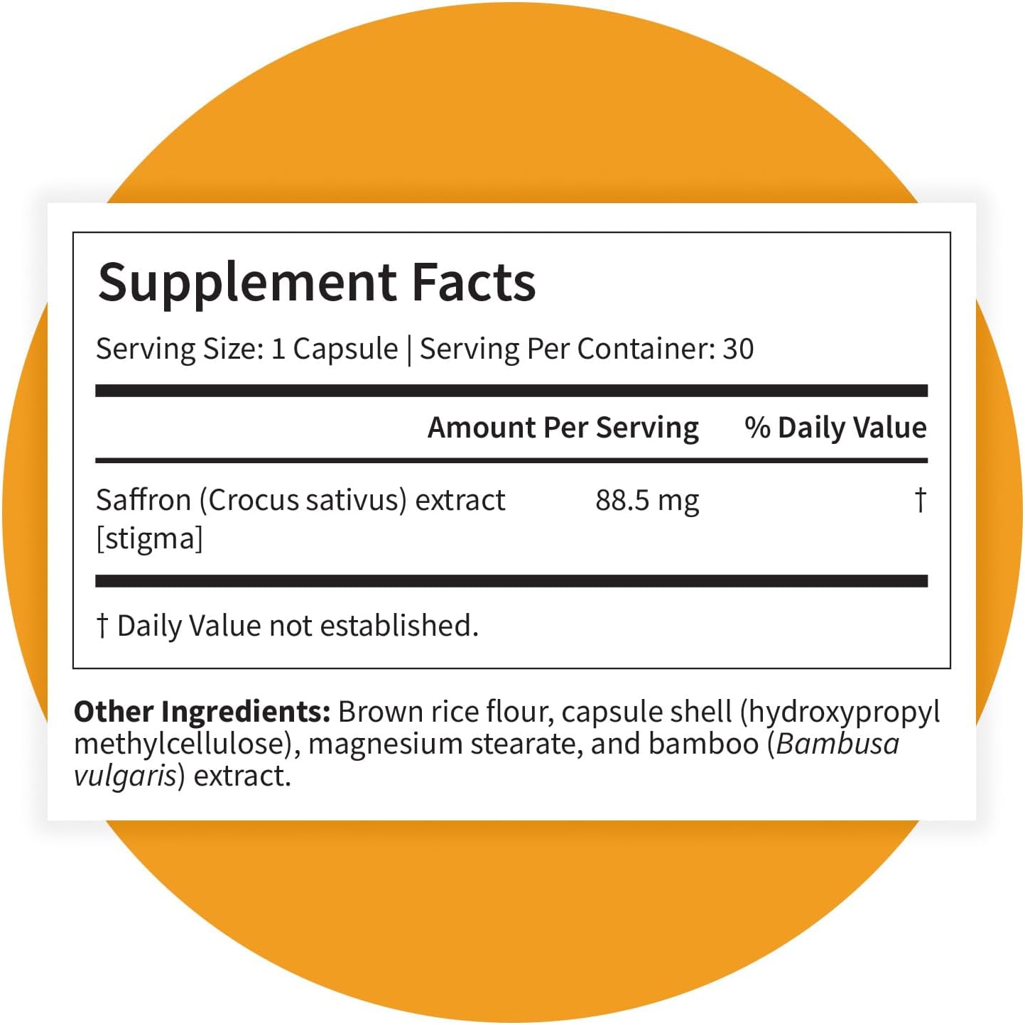 Pattern Wellness Saffron Extract – Mood & Wellness Support – 88.5mg Saffron Supplement – Non-GMO & Gluten-Free – 30 Vegetable Capsule - PrimeBioHealth - canada supplements