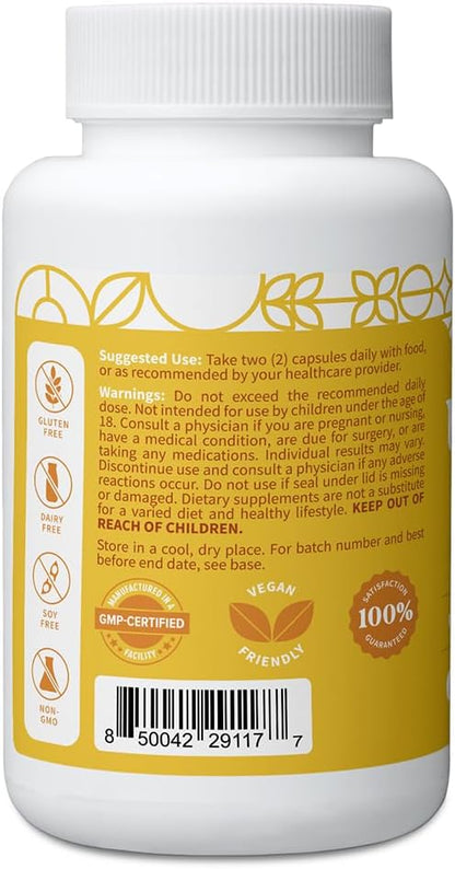 Pattern Wellness Uric Acid Support Supplement – Supports Uric Acid Balance & Joint Wellness – Herbal Formula – 3rd Party Lab Tested – 60 Veggie Capsules - PrimeBioHealth - canada supplements
