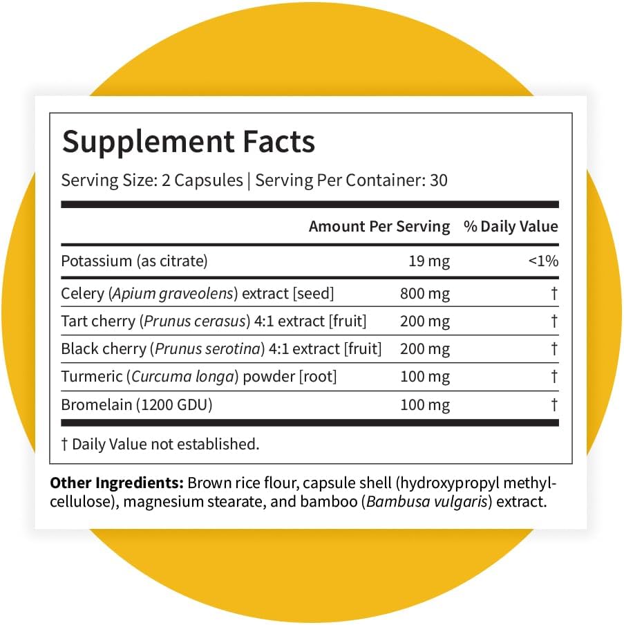 Pattern Wellness Uric Acid Support Supplement – Supports Uric Acid Balance & Joint Wellness – Herbal Formula – 3rd Party Lab Tested – 60 Veggie Capsules - PrimeBioHealth - canada supplements