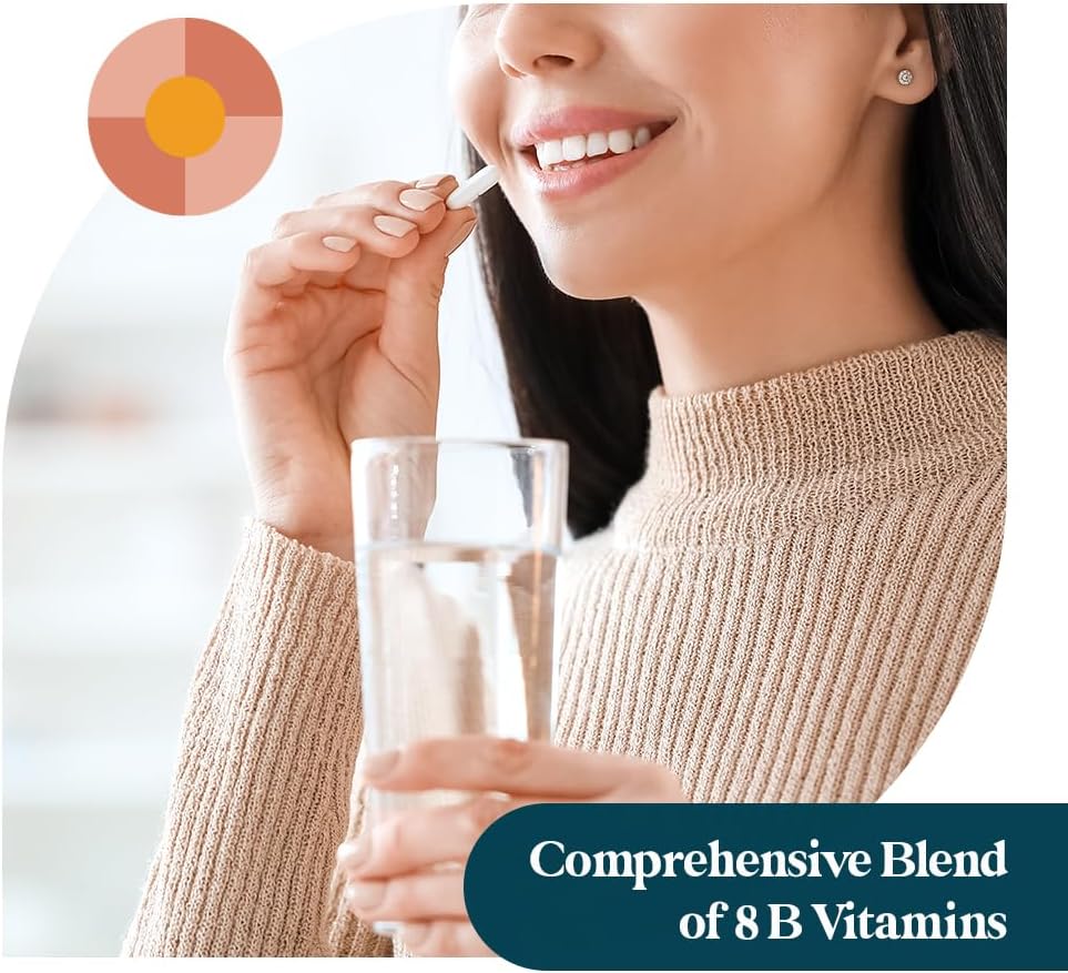 Pattern Wellness Vitamin B Complex Supplement - Comprehensive Blend of Essential B Vitamins - Supports Energy, Cognitive & Cellular Health - 3rd Party Lab Tested - 60 Capsules - PrimeBioHealth - canada supplements