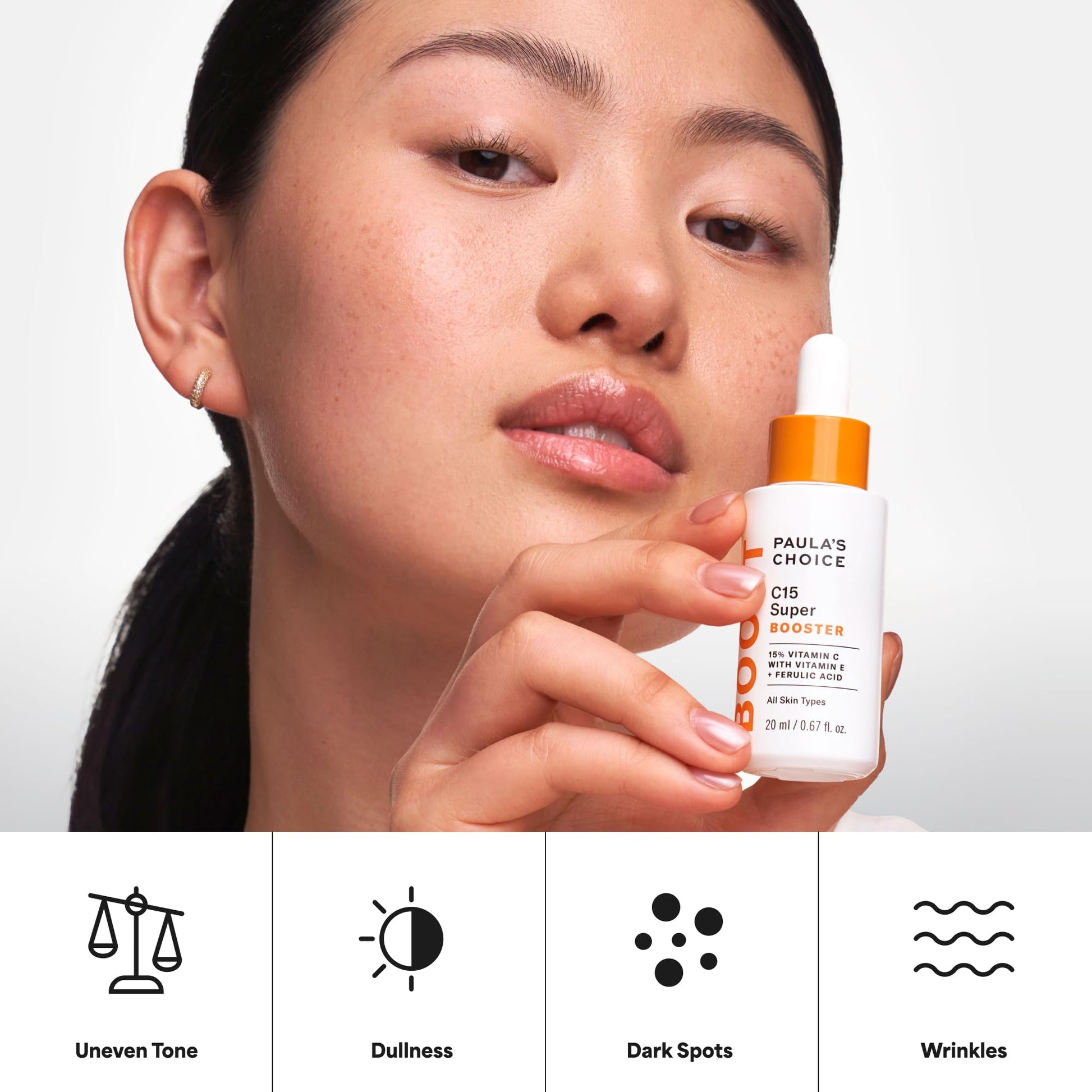 Paula's Choice BOOST C15 Super Booster, 15% Vitamin C Serum for Face, Face Serum with Vitamin E & Ferulic Acid - PrimeBioHealth - canada supplements