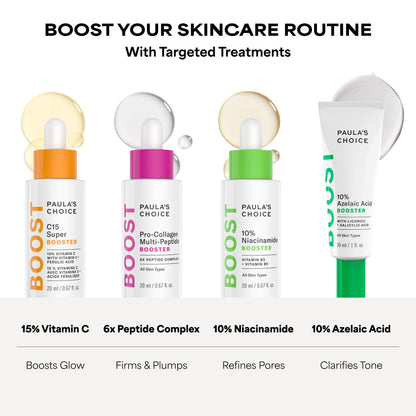 Paula's Choice BOOST C15 Super Booster, 15% Vitamin C Serum for Face, Face Serum with Vitamin E & Ferulic Acid - PrimeBioHealth - canada supplements