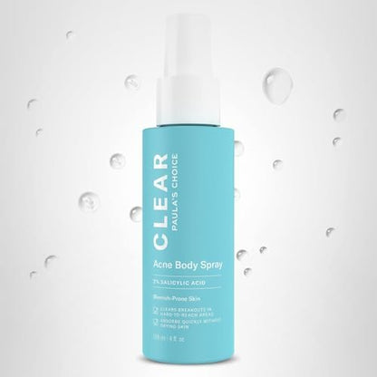 Paula's Choice CLEAR Exfoliating Back & Body Acne Spray, Bacne Spray with 2% BHA Salicylic Acid Back Acne Treatment for Clogged Pores - PrimeBioHealth - canada supplements