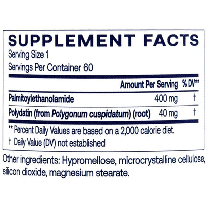 PEAlief Pea + Polydatin – New Bladder & Urinary Comfort Support with Clinically Tested Ingredient Combination — One Pill Per Day, 60 Day Supply