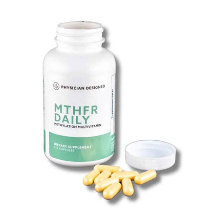 Physician Designed MTHFR Daily Multivitamin | Methylated Multivitamin for Men & Women | for Energy, Mood, & Heart |